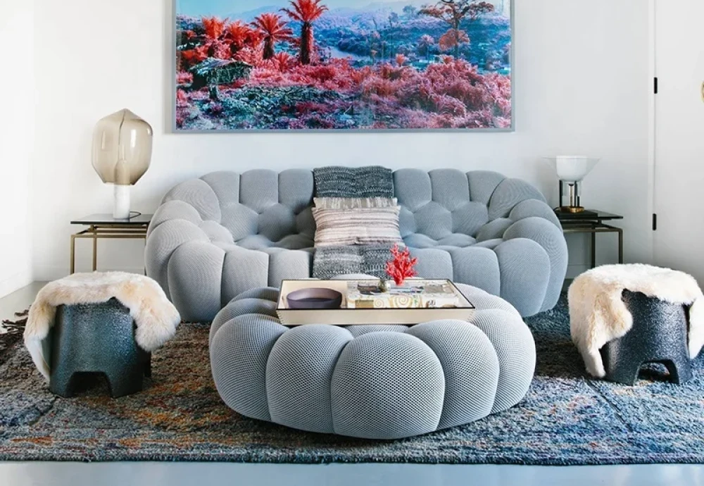 grey bubble sofa